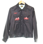 グルービンハイ The GROOVIN HIGH SHANGHAI CHINA チャイニーズ スカジャン スーベニア ジャケット ジャケット ブラック Sサイズ 103MT-3272