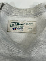 ラッセルアスレチック RUSSELL ATHLETIC 80's 80年代 L.L.BEAN エルエルビーン コラボ Wネーム 筆記体ロゴ VINTAGE ヴィンテージ TALL LARGE スウェット グレー Lサイズ 101MT-5156