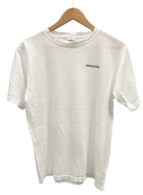 パタゴニア PATAGONIA 90s 90's Beneficial T's SALMON NATION サーモン ネーション ヴィンテージTシャツ Tシャツ プリント ホワイト Sサイズ 101MT-2305