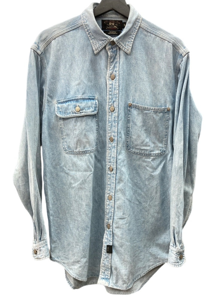 ダブルアールエル RRL 90s 三ツ星タグ DENIM SHIRT デニムシャツ