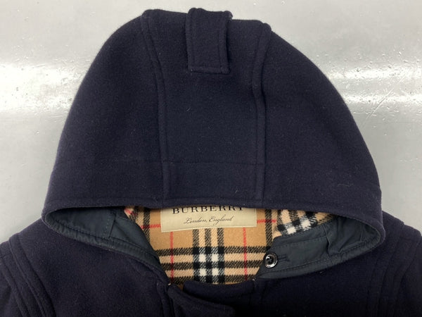 バーバリー Burberry DUFFLE COAT ダッフル コート トグルボタン ノバチェック アウタージャケット 紺 54 コート 無地 ネイビー 104MT-854