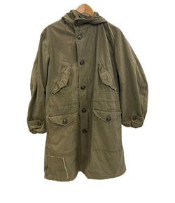 ミリタリー military 40’s～ 40年代～ US ARMY 米軍実物  M-47 コットンサテン オーバーコート フィールド モッズ パーカー VINTAGE ヴィンテージ ジャケット カーキ Sサイズ 101MT-5039