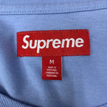 シュプリーム SUPREME Small Box l/s tee ロンT ブルー Mサイズ 201MT-4319