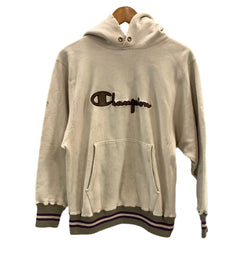 チャンピオン Champion 90's 90年代 ヴィンテージ vintage 刺繍タグ リバースウィーブ REVERSE WEAVE スクリプトロゴ リブライン アメリカ製 MADE IN USA パーカ ベージュ Mサイズ 101MT-4857