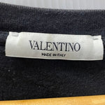 ヴァレンティノ VALENTINO  VLTNグリットプリントオーバーサイズTシャツ RV0MG01UUVC Tシャツ ブラック Lサイズ 201MT-3352