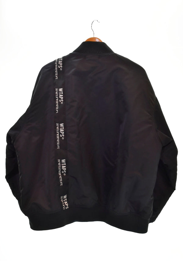 ダブルタップス WTAPS 22AW TEAM JACKET チームジャケット 黒 222TQDT-JKM01 3 ジャケット ブラック 103MT-1079