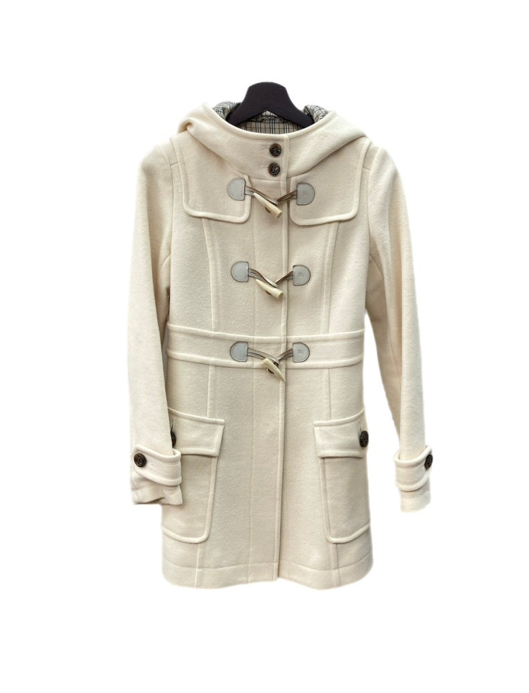 バーバリーブルーレーベル　 Burberry ダッフルコート　アイボリー バーバリー Burberry ブルーレーベル BLUE LABEL ダッフルコート 内側