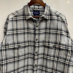 ディセンダント DESCENDANT チェック フランネル 長袖シャツ グレー 2サイズ 201MT-4762