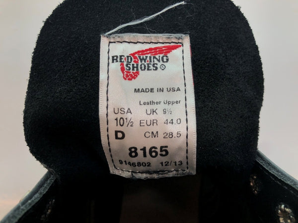 レッド ウィング RED WING 6" CLASSIC ROUND インチ クラシック ラウンド 10 1/2D 黒 08165-3 メンズ靴 ブーツ ワーク ブラック 28.5cm 104-shoes70