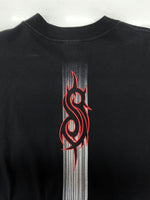 バンド band 00s Slipknot TEE スリップノット Tシャツ winterlandタグ パンク バンT 半袖 黒 Tシャツ ロゴ ブラック Lサイズ 104MT-2346