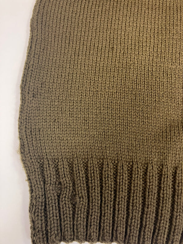 ミリタリー Military 40's 40s 40年代 AMERICAN RED CROSS WOOL KNIT VEST アメリカンレッドクロス 赤十字 アメリカ軍 ニット - ベスト カーキ フリーサイズ 101MT-3626