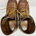 【曜日割引対象外】 レッドウィング RED WING 6-INCH CLASSIC ROUND 8 1/2 USA製 9111 メンズ靴 ブーツ ワーク ブラウン 26.5cmサイズ 201-shoes1516 VB