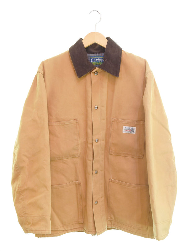 ヴィンテージ Vintage 70s Carter's ブランケットカバーオール Made in USA 70's 列車タグ USA製 ジャケット ベージュ 103MT-2513