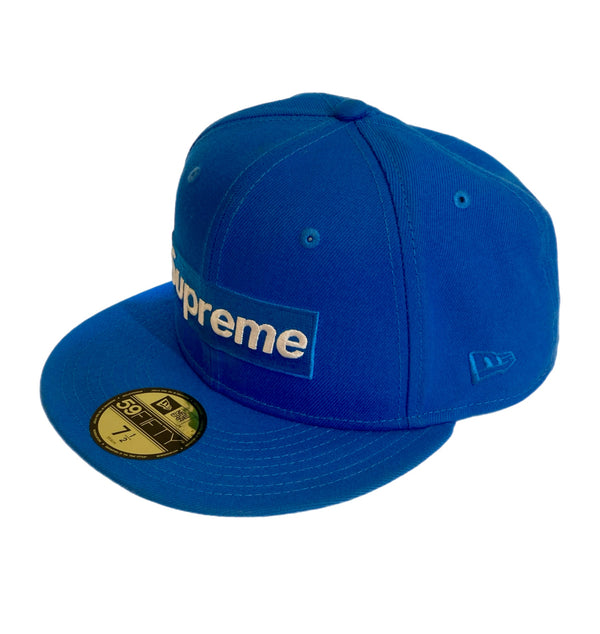 シュプリーム SUPREME Sharpie Box Logo New Era CAP ニューエラ コラボ Blue 帽子 メンズ帽子 キャップ ブルー 101hat-104