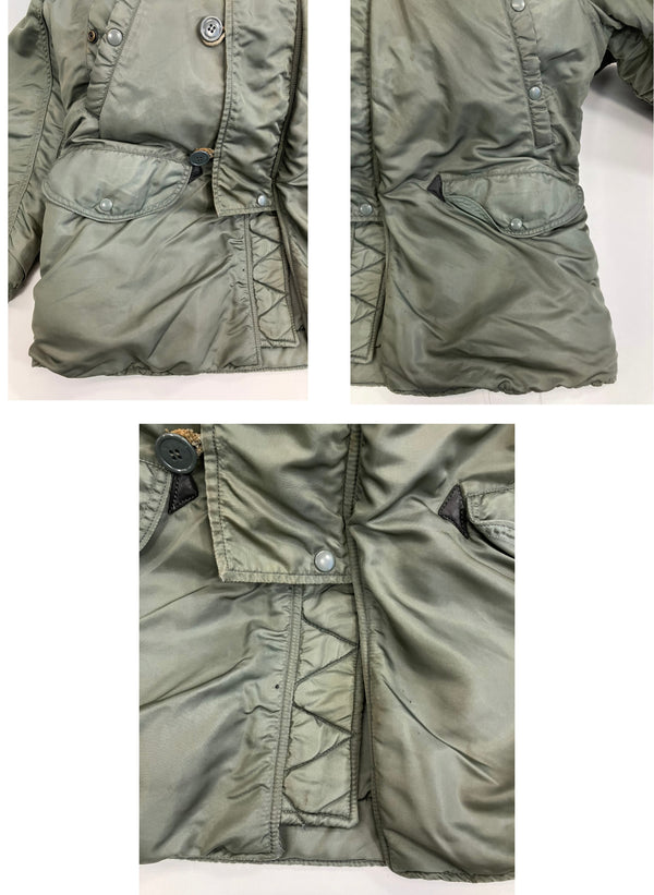 ミリタリー military 60's 60年代 USAF 米軍 実物 空軍 US AIR FORCE N3-B フライトジャケット VINTAGE ヴィンテージ コート カーキ 101MT-4900