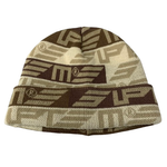 【中古】シュプリーム SUPREME Geo BeanieTan ビーニー 帽子 メンズ帽子 ニット帽 ブラウン 201goods-736