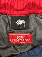 ステューシー STUSSY GORE WINDSTOPPER SHERPA FLEECE PANT ゴア ウィンドストッパー シェルパ フリース パンツ 白 紺 ロゴ ボトムスその他 ホワイト Mサイズ 104MB-94