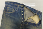 【曜日割引対象外】 ヴィンテージ vintage 60's~ リーバイス Levi's 501 BIG E TYPE S ボタン裏2 Vステッチ デニム ブルー W33 L32サイズ 201MB-844 VB