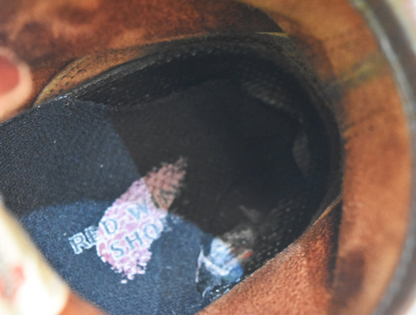 レッドウィング RED WING CLASSIC WORK クラシックワークラウンド モックトゥ 8875 メンズ靴 ブーツ ワーク ブラウン 25cm 103S-1288