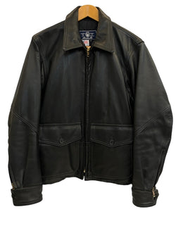 アビレックス AVIREX アヴィレックス レザージャケット J-4LIGHT ゴートレザー 2191002 ジャケット ブラック Mサイズ 101MT-4485