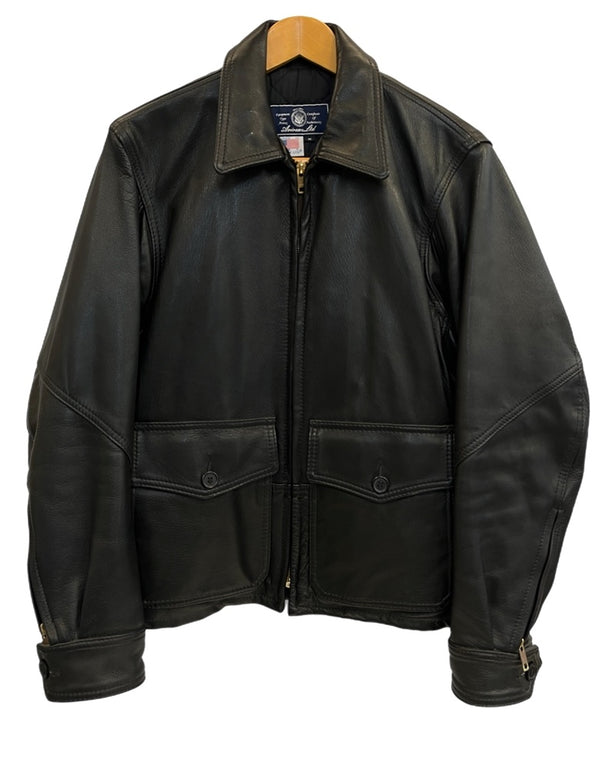 アビレックス AVIREX アヴィレックス レザージャケット J-4LIGHT ゴートレザー 2191002 ジャケット ブラック Mサイズ 101MT-4485