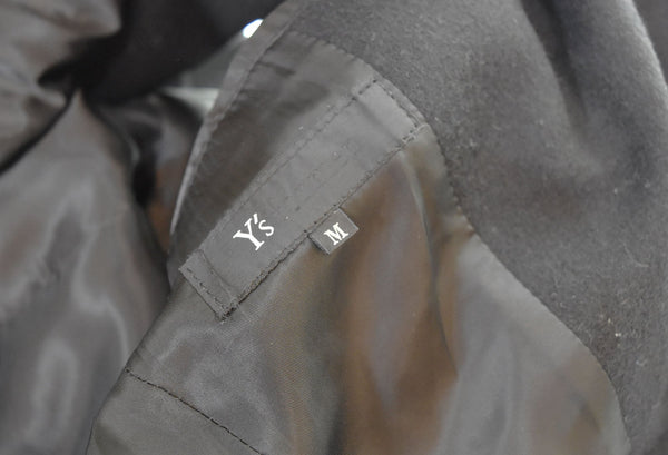 ワイズ Y's 90年代 Y's for men モーニング ウールジャケット テーラードジャケット MF-J20-121 ジャケット ブラック Mサイズ 103MT-2895