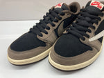 ナイキ NIKE 19年製 × Travis Scott  トラヴィス スコット AIR JORDAN 1 LOW OG SP-T DARK MOCHA エア ジョーダン ロー ダーク モカ AJ1 シューズ 茶  CQ4277-001 メンズ靴 スニーカー ブラウン 28cm 104S-953