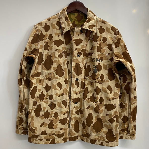 【曜日割引対象外】 バズリクソンズ BUZZ RICKSON'S USMC M-1944 CAMOUFLAGE UTILITY JACKET リバーシブル BR12944 ジャケット マルチカラー 36サイズ 201MT-3863 VB