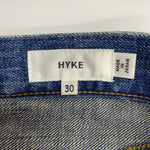 ハイク HYKE CLASSIC STRAIGHT クラシックストレート デニム ブルー 30サイズ 201LB-83