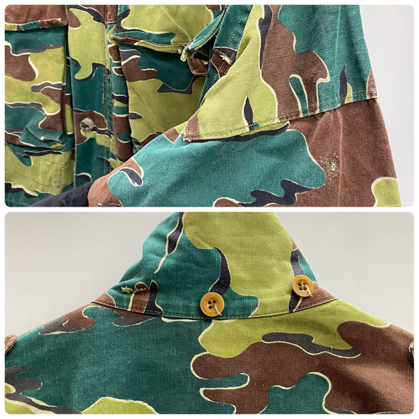 【曜日割引対象外】 ヴィンテージ vintage 50's ベルギー軍 デニソンスモック ジグソーカモ ジャケット グリーン 201MT-4793 VB