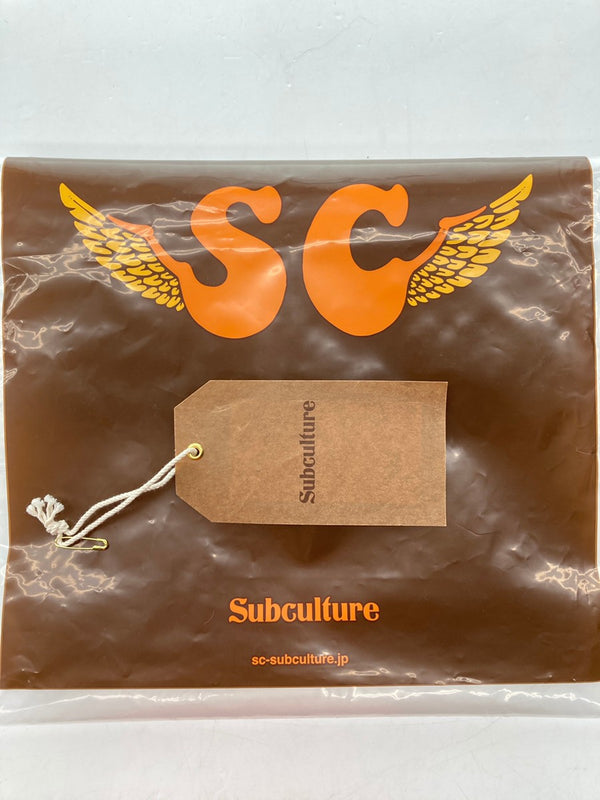 サブカルチャー Subculture SC Uネック フロントロゴ プリント 白 3 Tシャツ プリント ホワイト 104MT-107