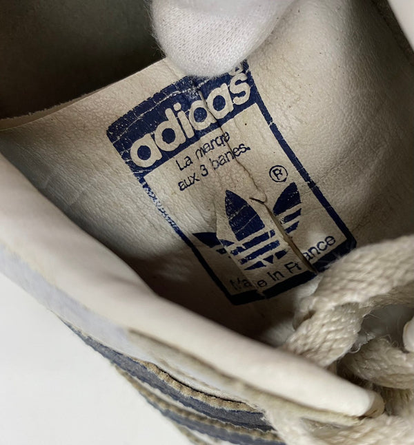 アディダス adidas スーパースター フランス製 vintage 80s メンズ靴 スニーカー ロゴ ホワイト 201-shoes787