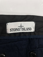 ストーンアイランド STONE ISLAND CARGO SHORT PANTS カーゴ ショート パンツ ジップフライ ハーフ 短パン 黒 ロゴ 7015L0502 ハーフパンツ ブラック W32 104MB-407