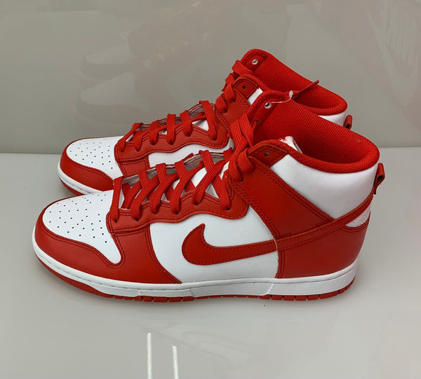 ナイキ NIKE ダンク ハイ "チャンピオンシップ ホワイト アンド レッド" Dunk High "Championship White and Red" DD1399-106 メンズ靴 スニーカー ロゴ レッド 28cm 201-shoes790