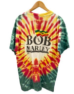 ヴィンテージ Vintage 90s 90's Bob Marley Tuff Gong T shirt シングルステッチ 半袖 タイダイ柄 半袖 XL Tシャツ プリント マルチカラー 101MT-2601