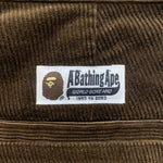 アベイシングエイプ A BATHING APE コーデュロイパンツ ボトムスその他 ブラウン Mサイズ 201MB-1155