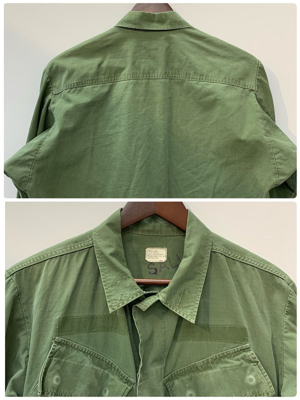 【曜日割引対象外】 ヴィンテージ vintage U.S. ARMY 70s JUNGLE FATIGUE JACKET 5th 8405-935-4706 ジャケット カーキ 201MT-3103 VB