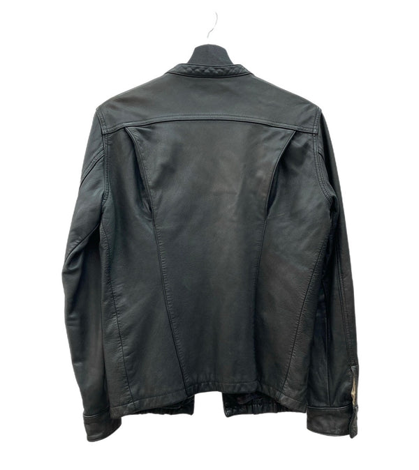 リー Lee 101LJ STORM RIDER ストームライダー レザージャケット ライダース カウレザー 牛革 黒 サイズ 38REG ジャケット 無地 ブラック 104MT-2232
