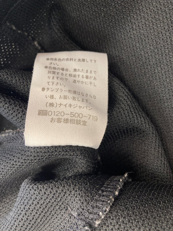 ナイキ NIKE 90's 90年代 銀タグ フルジップ トラックジャケット 日本製 黒 ジャージ ブラック Lサイズ 101MT-3818