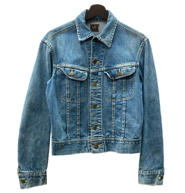 リー Lee 60's 101-J Vintage Denim Jacket ヴィンテージ デニム Gジャン 黒タグ 青 サイズ36 ジャケット 無地 ブルー 104MT-412