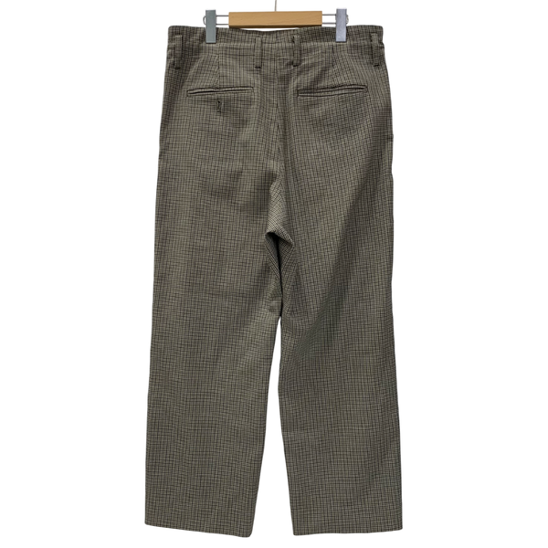 ヨーク YOKE チェックパンツ YK19SS0033P スラックス ベージュ XSサイズ 201MB-1198