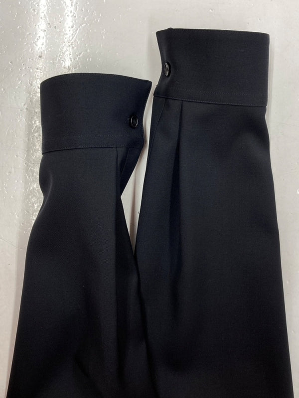 ジルサンダー JIL SANDER WOOL GABARDINE SHIRT ウール ギャバジン シャツ ボタン 長袖 ダークネイビー 紺 J23DL0003 J40159 サイズ 39 長袖シャツ 無地 ネイビー 104MT-1558