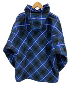 ヴィヴィアンウエストウッド Vivienne Westwood MAN ハーフジップフーディ パーカー ライトアウター チェック柄 サイズ46 パーカ ブルー 101MT-3778