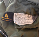 グッドイナフ Goodenough × フィネス FINESSE MA-1 USA製 Alpha 社製 90s 90's 90年代  裏原 98年 ジャケット カーキ Mサイズ 103MT-2955