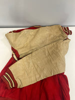 ヴィンテージ vintage 60's～ 60年代 BUTWIN バトウィン ウール スタジャン バーシティジャケット アワードジャケット  Red Knights 袖レザー ツートン ベージュ 44 ジャケット レッド 101MT-5454