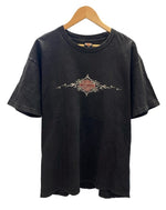 ハーレーダビッドソン Harley-Davidson ロゴ プリントTシャツ 黒 US古着 XL Tシャツ ブラック LLサイズ 101MT-2993