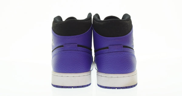 ナイキ NIKE  Air Jordan 1 Mid Black Dark Concord エアジョーダン1 ミッド "ブラックダークコンコルドスニーカー 554724-051 メンズ靴 スニーカー ブラック 29cm 103S-879