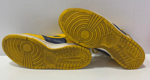 ナイキ NIKE ダンク ロー ヴィンテージ "バーシティメイズ/ミッドナイトネイビー" Dunk Low Vintage "Varsity Maize/Midnight Navy" 446242-700  メンズ靴 スニーカー 29cmサイズ 201-shoes1149