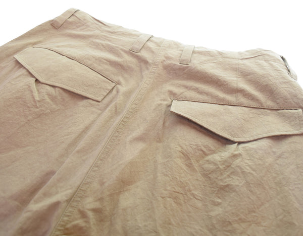 シュタイン Stein OVER TROUSERS リネン カーゴ パンツ ST. 368 ボトムスその他 ブラウン Sサイズ 103MB-657