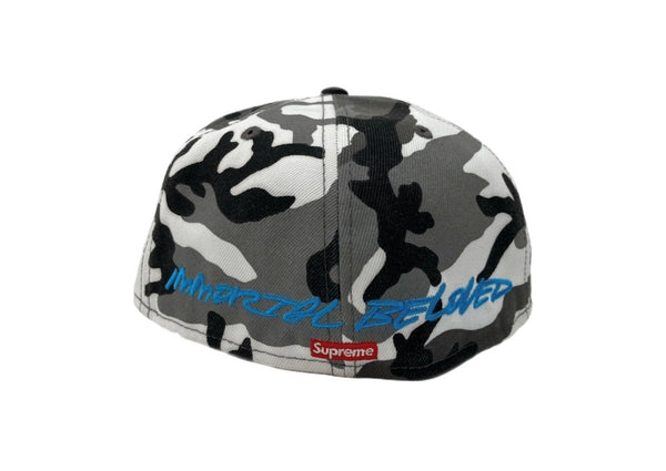 シュプリーム SUPREME 24SS × Futura フューチュラ New Era Snow Camo ニュー エラ スノー カモ ベースボール キャップ 帽子 灰 帽子 メンズ帽子 キャップ 刺繍 マルチカラー 104H-69